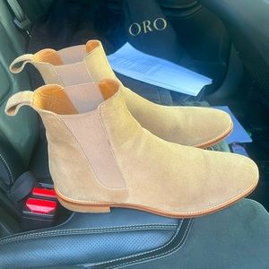 Oro Los Angeles Classic Tan chelsea boots